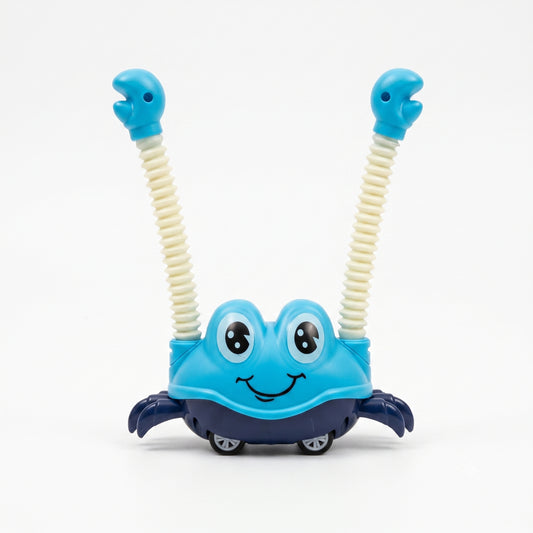 JS8811 Smart Crawling Crab Toy – Bump & Go Action with Tube hand Toy for Toddlers and Babies