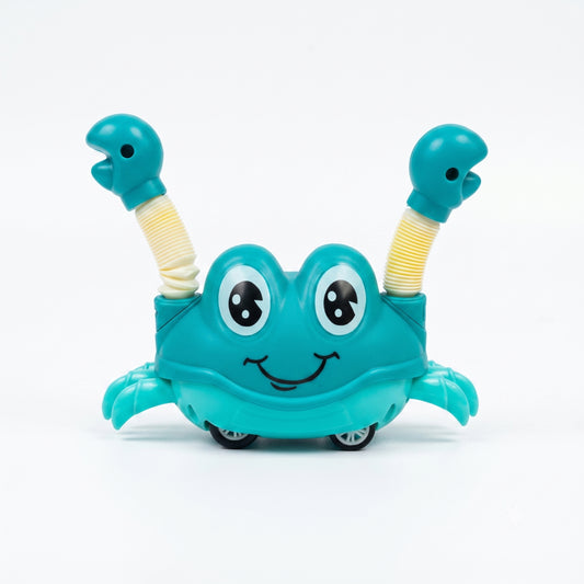 JS8811 Smart Crawling Crab Toy – Bump & Go Action with Tube hand Toy for Toddlers and Babies
