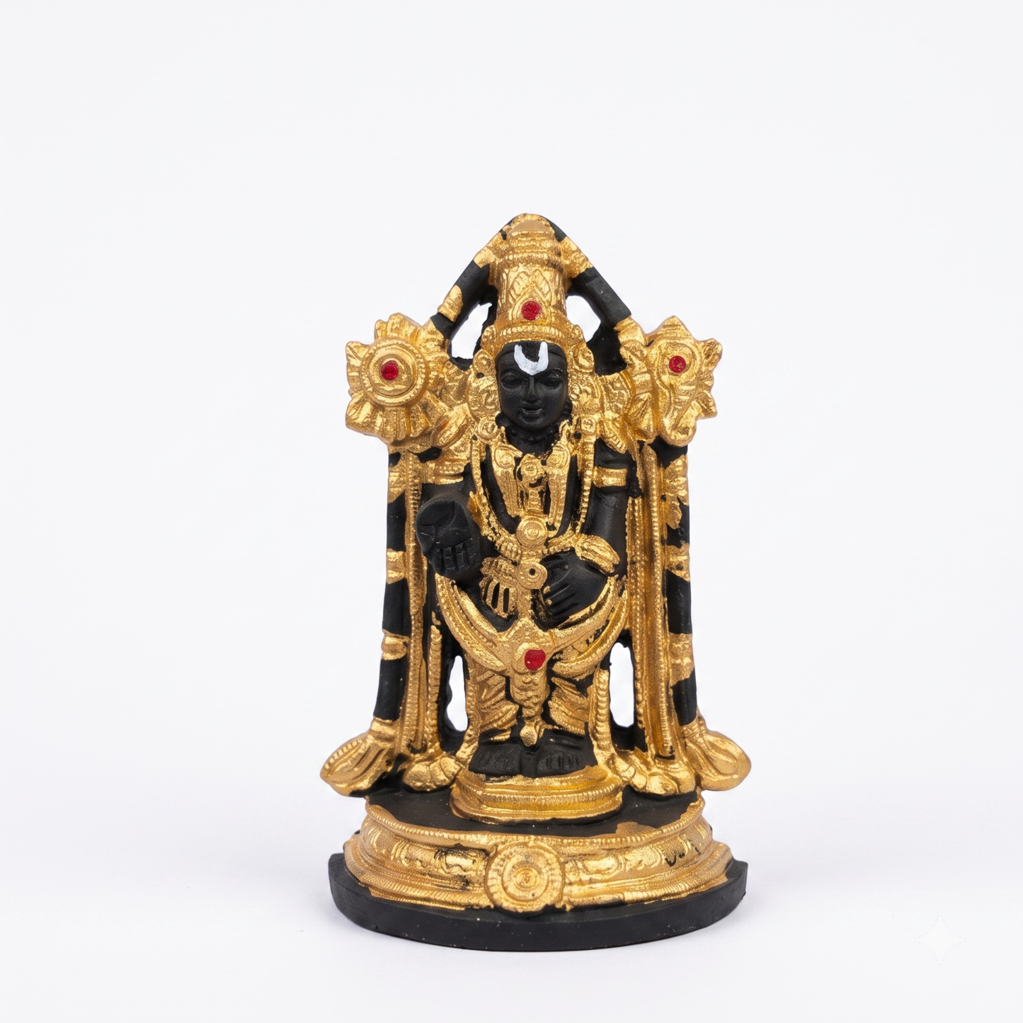 21133 Lord Venkateswara Idol, Tirupati Balaji Resin Statue, {size-9.5cm}