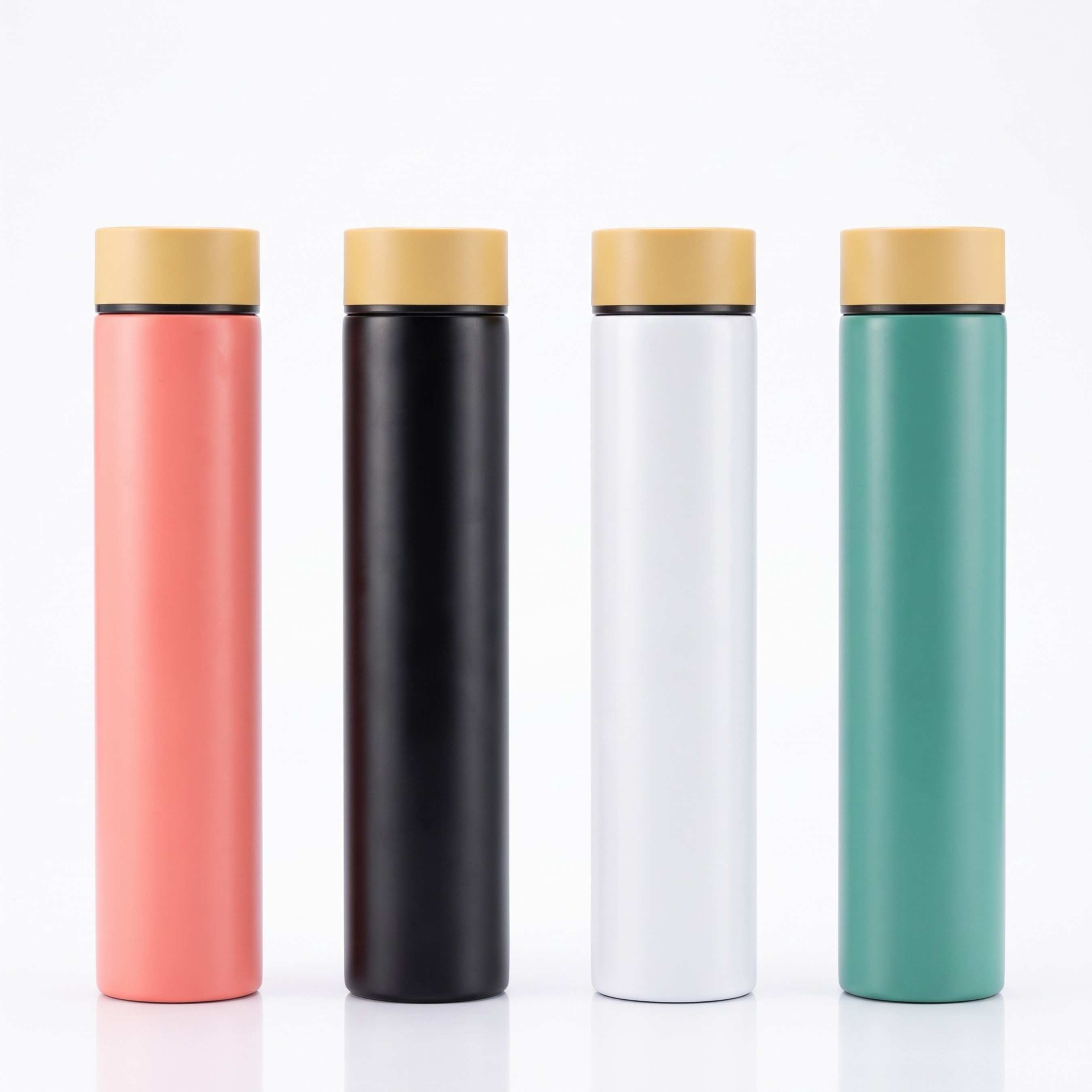21135 Stainless Steel Slim Water Bottle 250ml, Double Wall Insulated Flask, Leakproof & BPA Free, Matte Finish Travel Bottle for Office, Gym & Daily Use, Compact & Lightweight Design