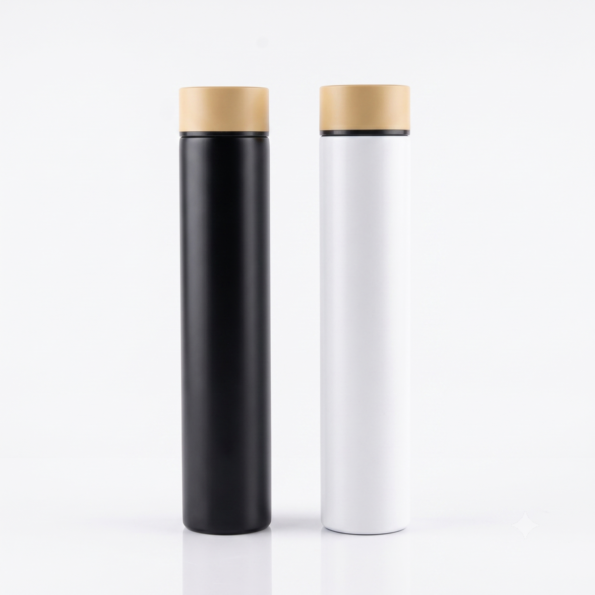 21135 Stainless Steel Slim Water Bottle 250ml, Double Wall Insulated Flask, Leakproof & BPA Free, Matte Finish Travel Bottle for Office, Gym & Daily Use, Compact & Lightweight Design