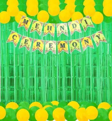 8038 Mehndi Ceremony Paper Banner