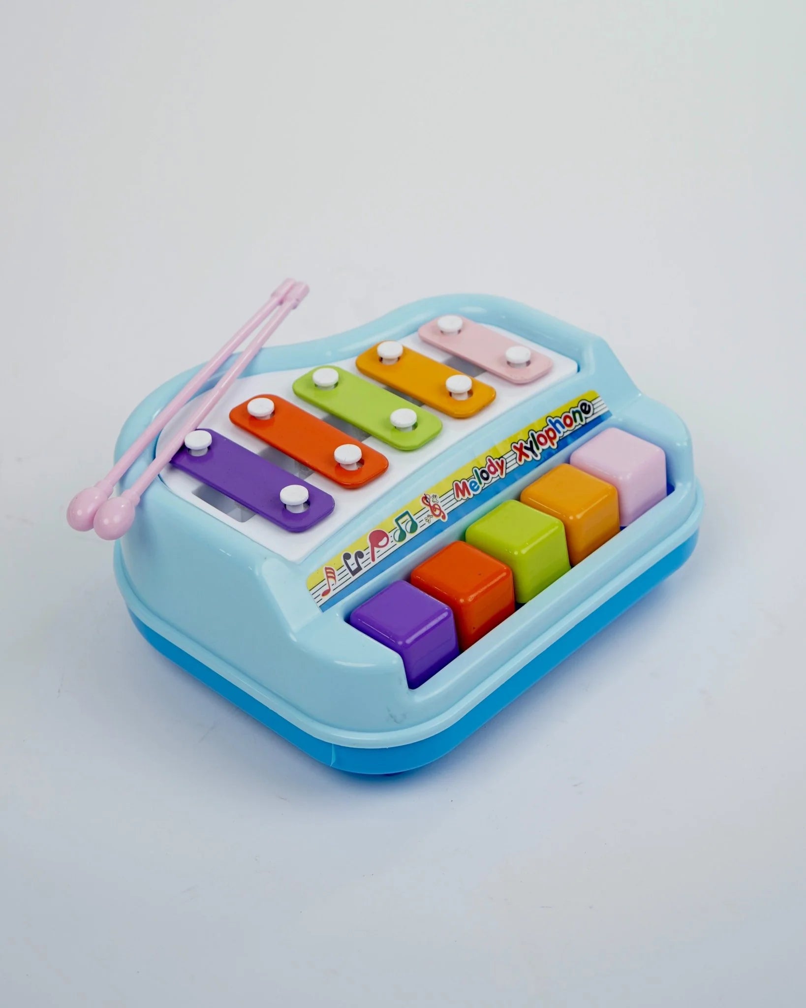20090 2 in 1 Mini Piano and Xylophone Toy with Colorful Keys
