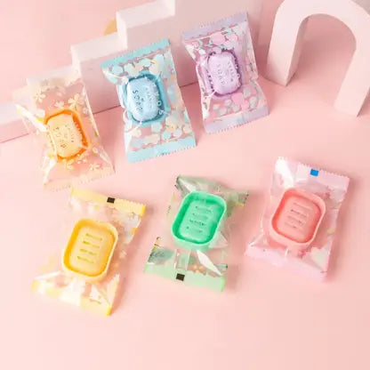 ER-6077 Gift Mini Bathing Cute Soap Erasers For Kids {Multicolor}