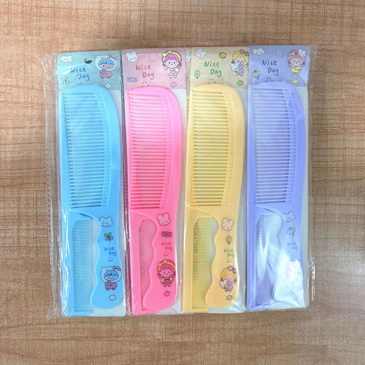 3012-2 Mix-Design Cute Graphic Printed Hair Comb Set of 2