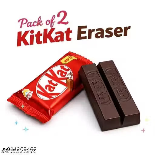 20722 Kat Kat Chocolates Wala Eraser - Cute Stationery & Best Return Gifts for Kids