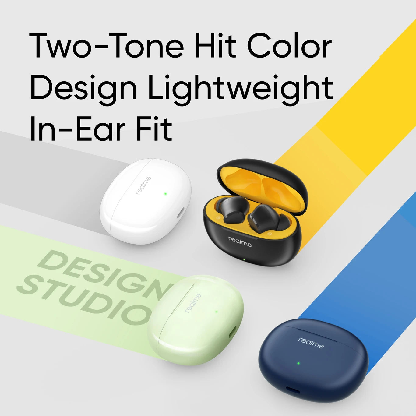 T110 Truly Wireless in Ear Earbuds with 38Hrs Playtime, AI-ENC Mic, Bluetooth 5.4 with Low Latency Gaming, 13mm Bass Drivers, Type-C Fast Charging, Touch Controls