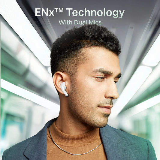 20628 Airdopes 30H Battery, ENx Tech, ASAP Charge, Flex-Fit Ear Tips,Stream Ad Free Music via App Support, Bluetooth Earbuds