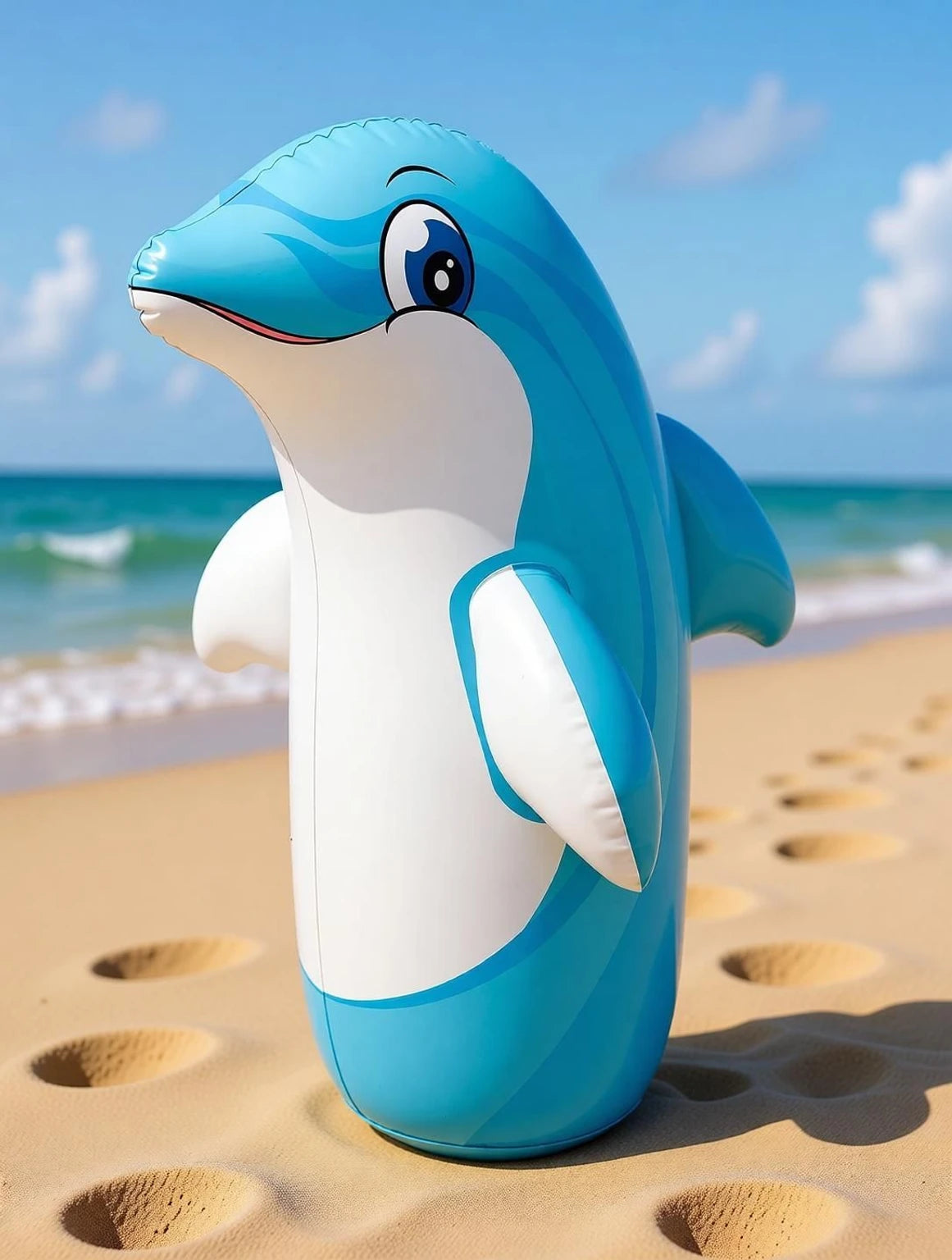 44670  Bop Bag Hit me Dolphin Toys for Kids Punching Bag for Kids hit me Toys size-97*61cm