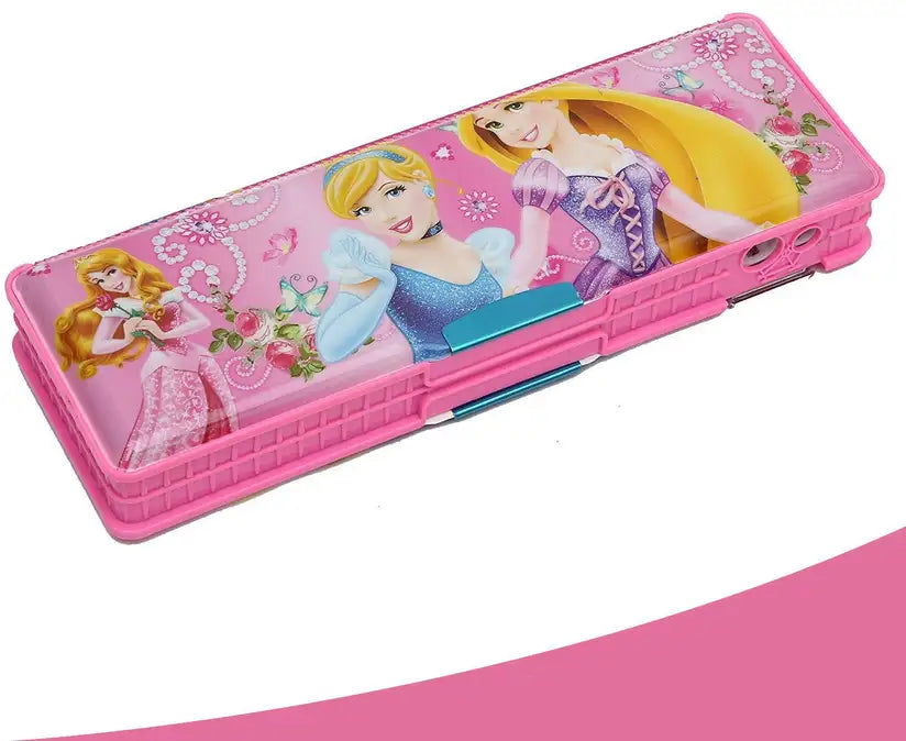 AC-90 Pencil Compass Box for girls and boys {Random Design}