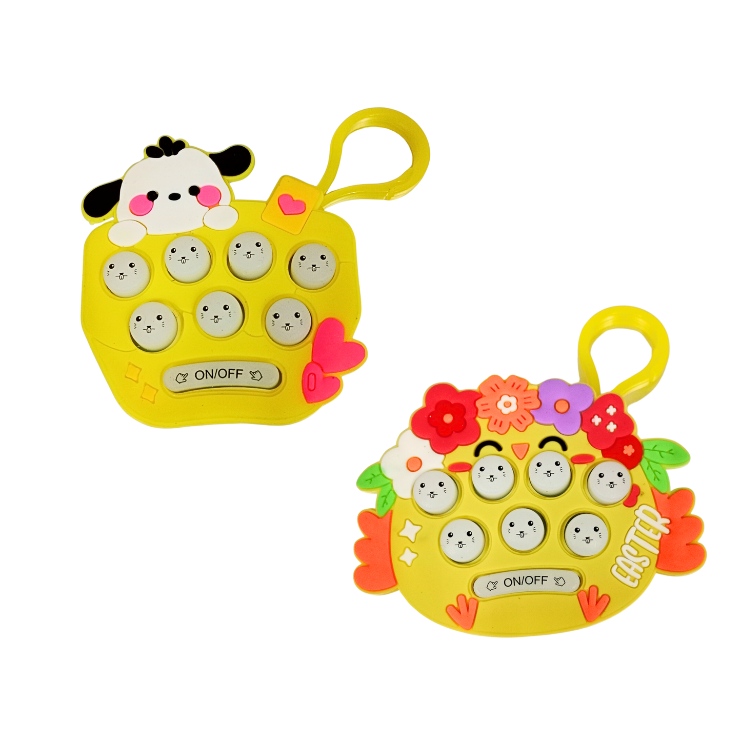 20540 Mini Whack-a-Mole Keychain | Electronic Hamster Fidget Game Toy | Lightweight and Safe Keychain for Classic Game Fun for Kids
