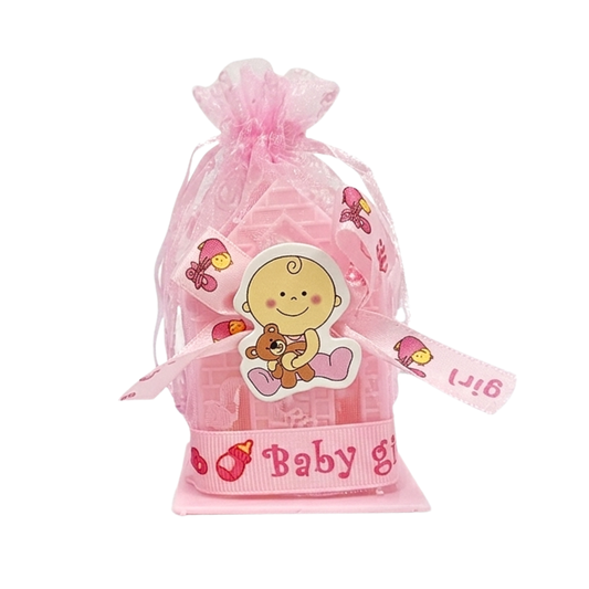 20534 {12 Pcs} Baby Shower Candy Bags {Blue/Pink}