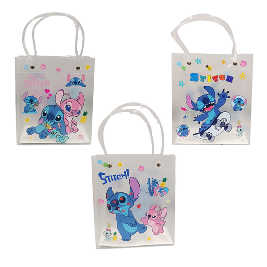 20538 Transparent Stitch Cartoon Print Bag {Random Design}