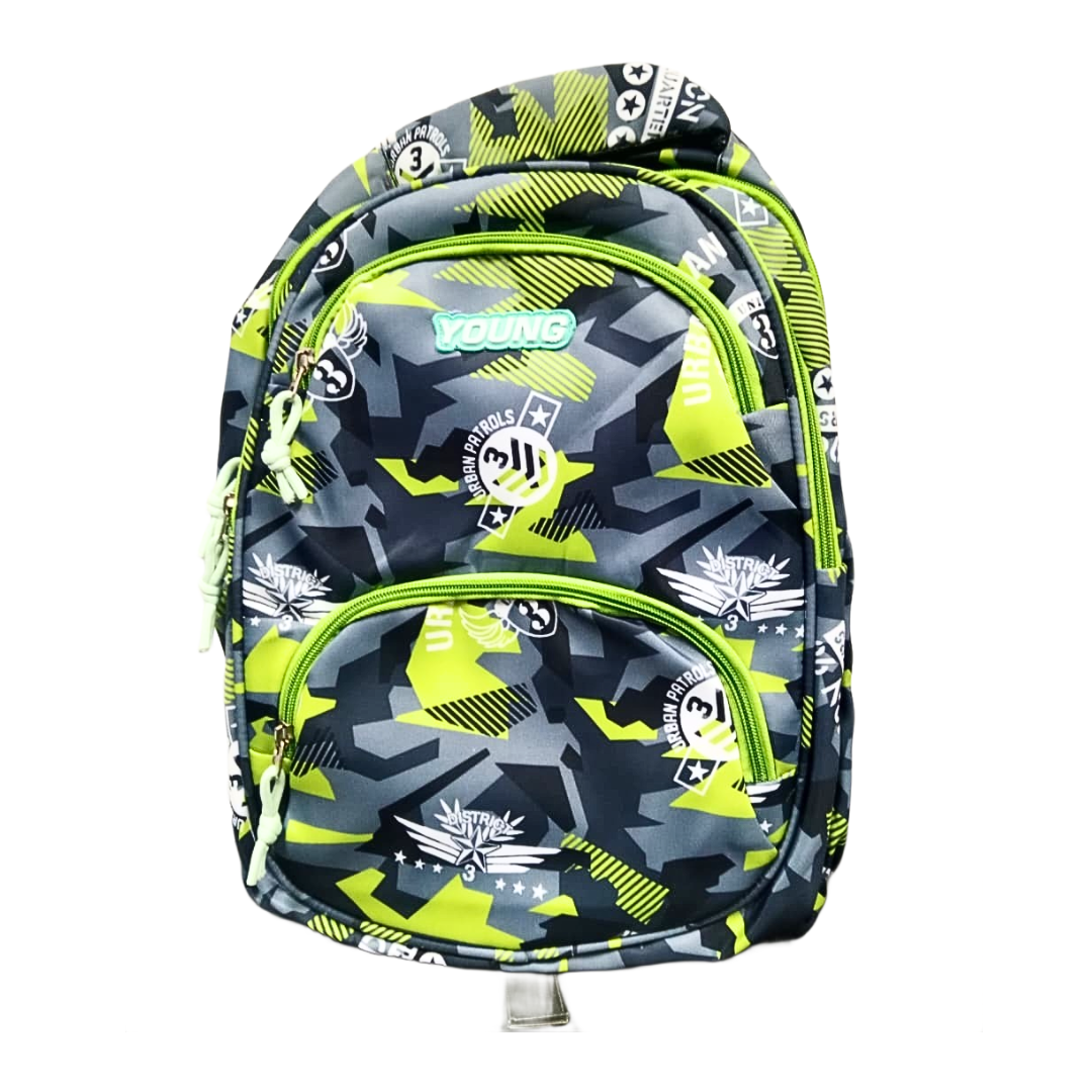 20416 Stylish & Trendy Water Resistant Hi Storage School Collage Travel Backpack Bag for Boys & Girls {4 Compartment} Size=40*25*17Cm {Random Color}