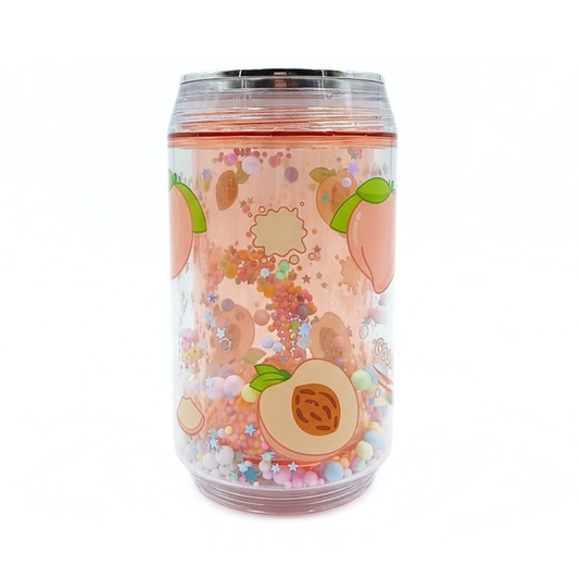 8357 Water Bottle Magic Ice Cold Bottle Cute Crushed Ice Gel Refrigerated Bottle Transparent Coffee Juice Milk Tea Drink {Random Color}