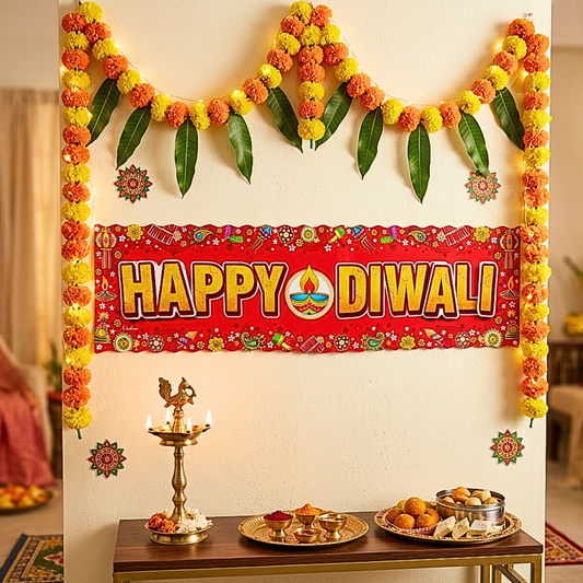 20449 Happy Diwali Banner for Decoration