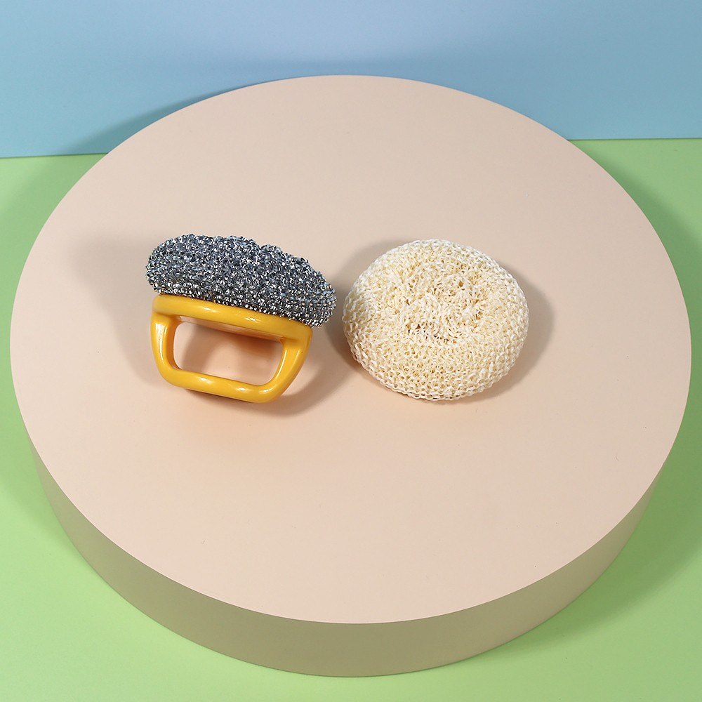 1806 Replaceable Head Kitchen Cleaning Brush PP Material for Dishes Pots Pans Sinks Cleaning {Multicolor}