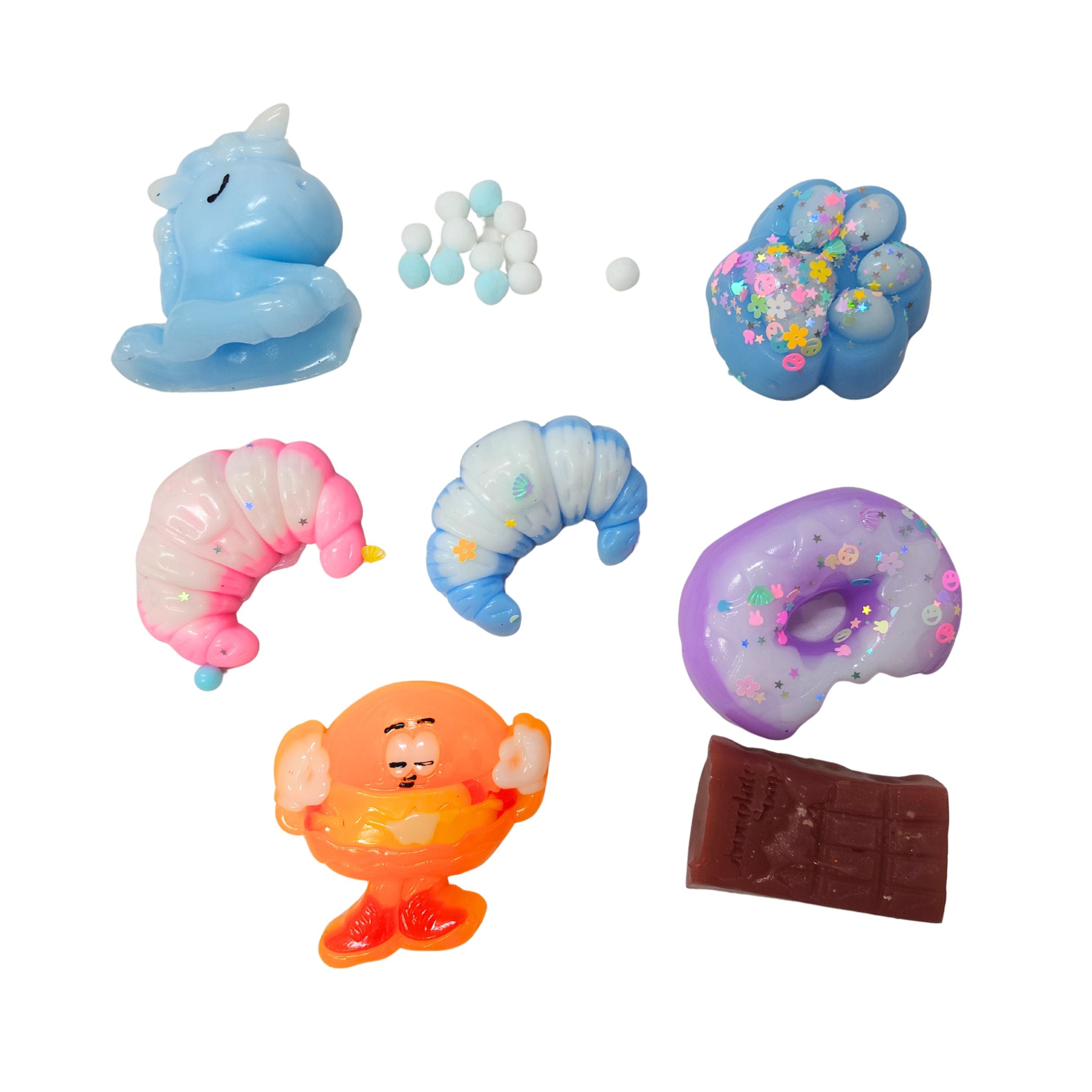 LGMF9168  Squishy Fidget Toy for Stress Relief Soft Slow Rising Squeeze Toy Sensory Toy for Kids & Adults Anxiety Relief for Office, School {Random Design}