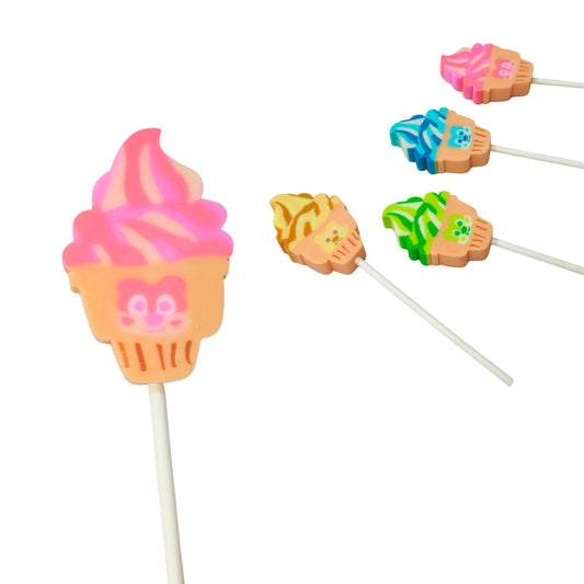 51747 Cute Lollipop Shape Eraser for Kids – Colorful Candy Design Pencil Eraser, Colorful Candy Design, Novelty Stationery