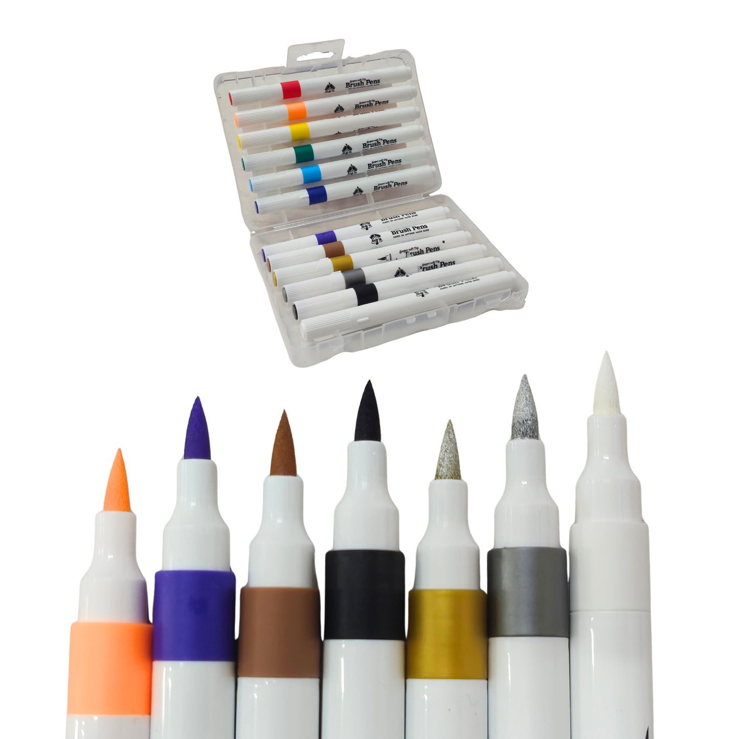 20754 Kids Art Painting Acrylic Marker Water Based Pens 12 pc Set | Vibrant Colors for Canvas, Glass, Mug, Wood, Fabric |
