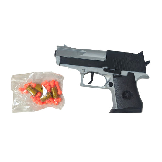 779-106 Kids Plastic Pistol Outdoor Tactical Shooting Safety Training Game Ejecting Plastic  Bullet Gun Toy for Boys {Random Color}