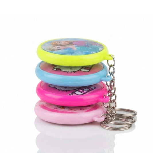 20775 {12 Pcs} Cute Cartoon Mirror Keychain for Girls and Boys