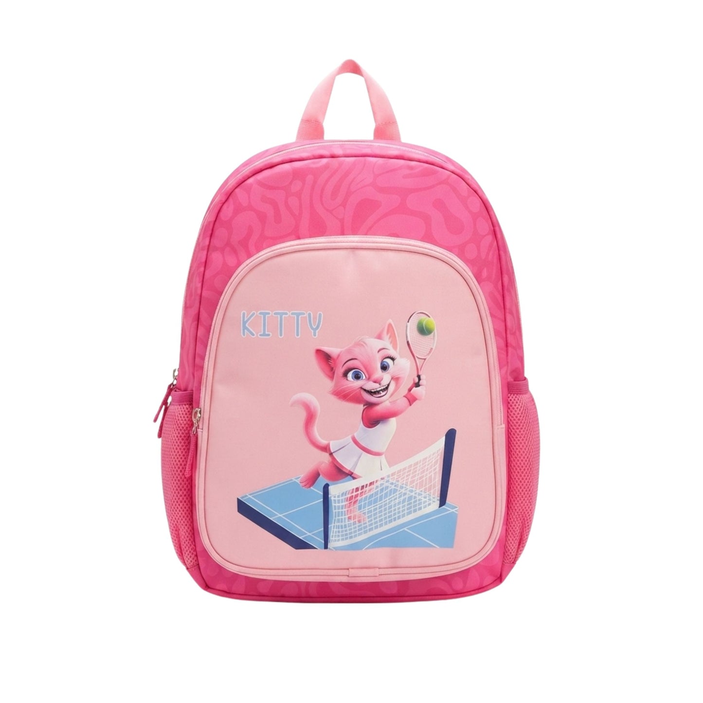 20785 Kids School Bag Backpack with Cartoon Print | 3 Compartments School Bag for Boys & Girls Size=44*26*15Cm {Random Design}