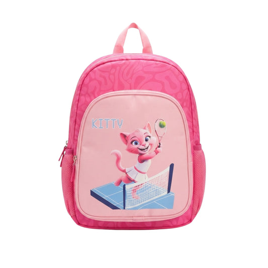 20785 Kids School Bag Backpack with Cartoon Print | 3 Compartments School Bag for Boys & Girls Size=44*26*15Cm {Random Design}
