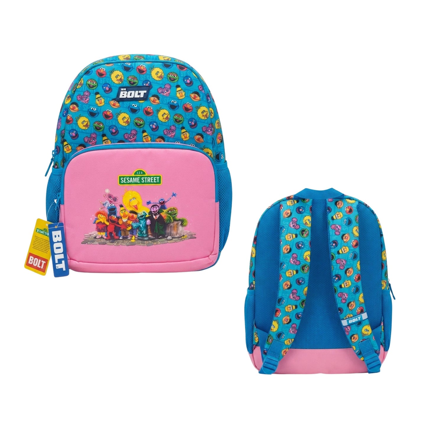 20786 Kids School Bag Backpack with Cartoon Print | 3 Compartments School Bag for Boys & Girls Size=40*29*16 Cm {Random Design}