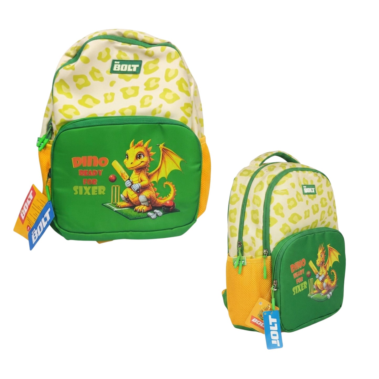 20786 Kids School Bag Backpack with Cartoon Print | 3 Compartments School Bag for Boys & Girls Size=40*29*16 Cm {Random Design}
