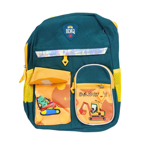 5003 School Bags for Kids - Cartoon Bagpack for School Student, Multipurpose Bag for Kids, Boys & Girls, Orthopaedic Lightweight School Bags, Travel Bag Size= 38*25*12 Cm{Random Design}