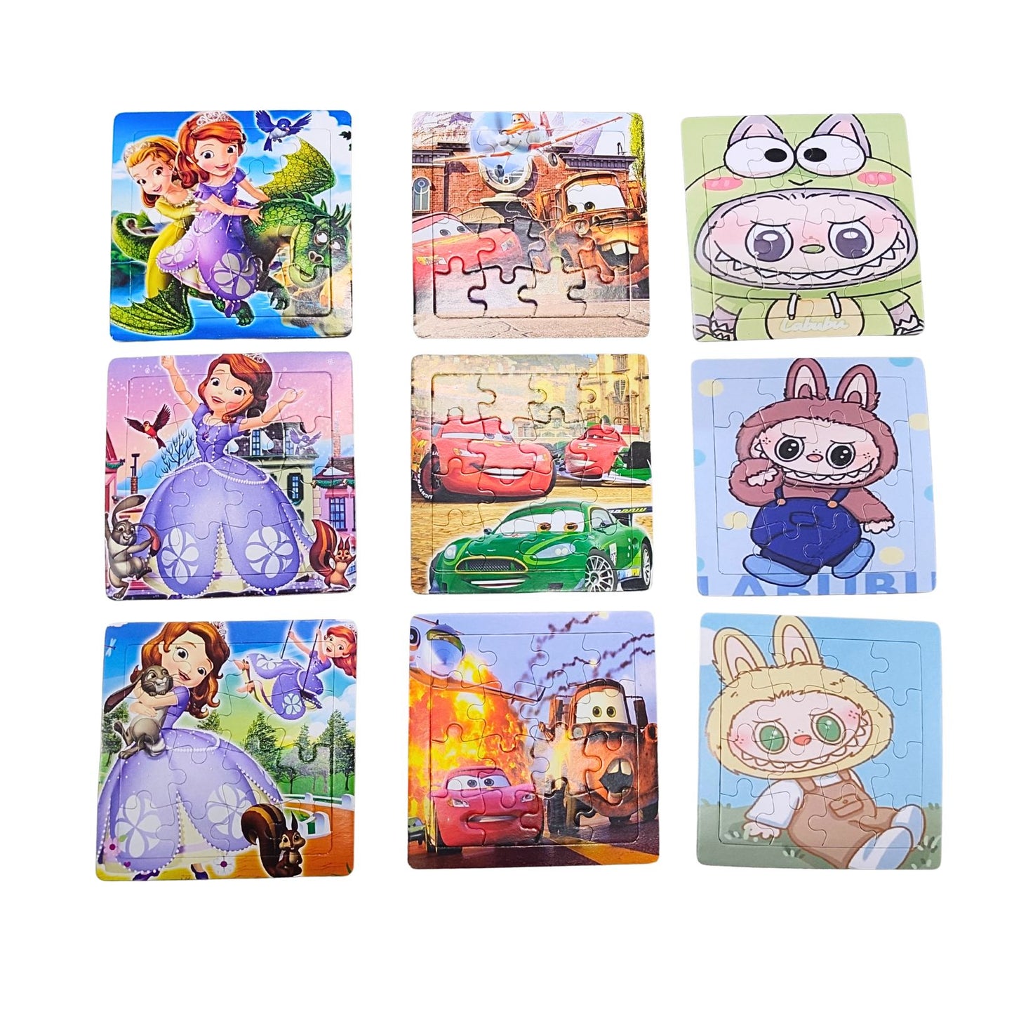 20614  Cartoon 3 Puzzle set Random Design