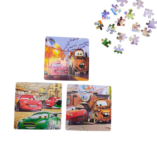 20614  Cartoon 3 Puzzle set Random Design
