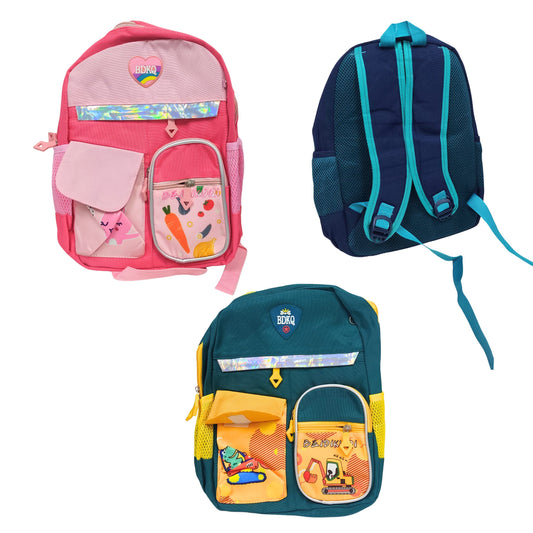 5003 School Bags for Kids - Cartoon Bagpack for School Student, Multipurpose Bag for Kids, Boys & Girls, Orthopaedic Lightweight School Bags, Travel Bag Size= 38*25*12 Cm{Random Design}