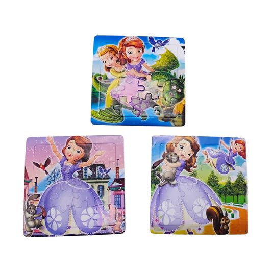 20614  Cartoon 3 Puzzle set Random Design