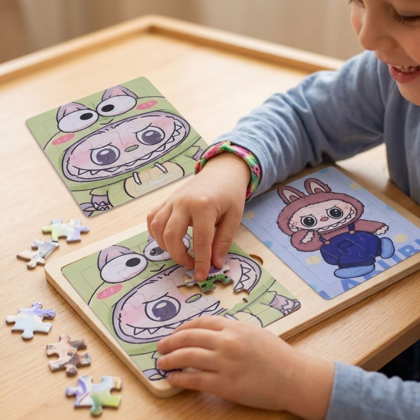 20614  Cartoon 3 Puzzle set Random Design