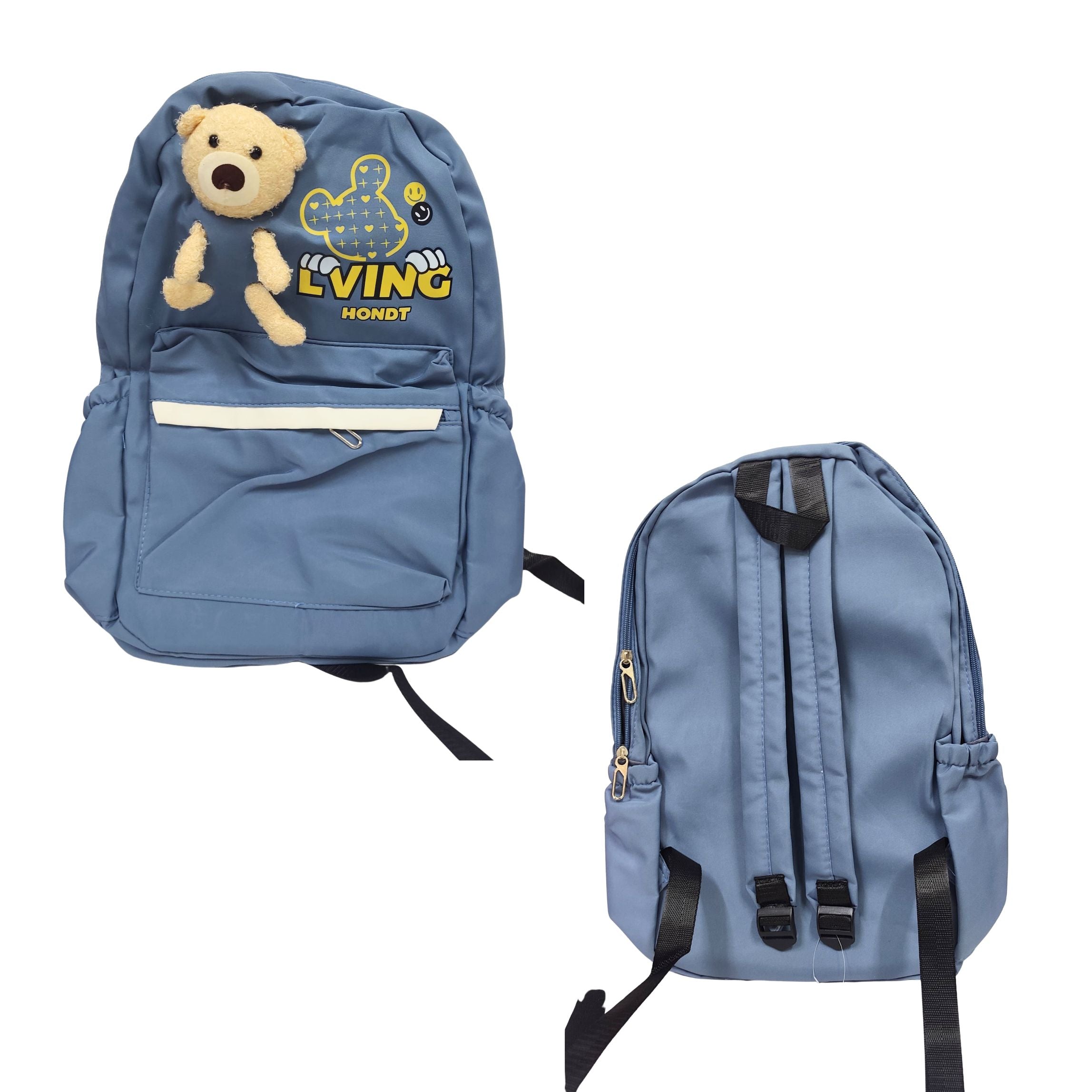 6229 Backpack Teddy Bear Book School Stylish Bag for Kids {Random Design} Size=42*27*13