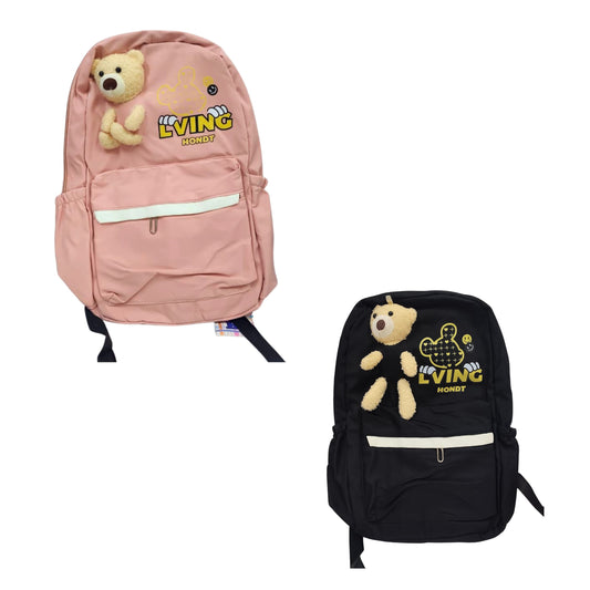 6229 Backpack Teddy Bear Book School Stylish Bag for Kids {Random Design} Size=42*27*13