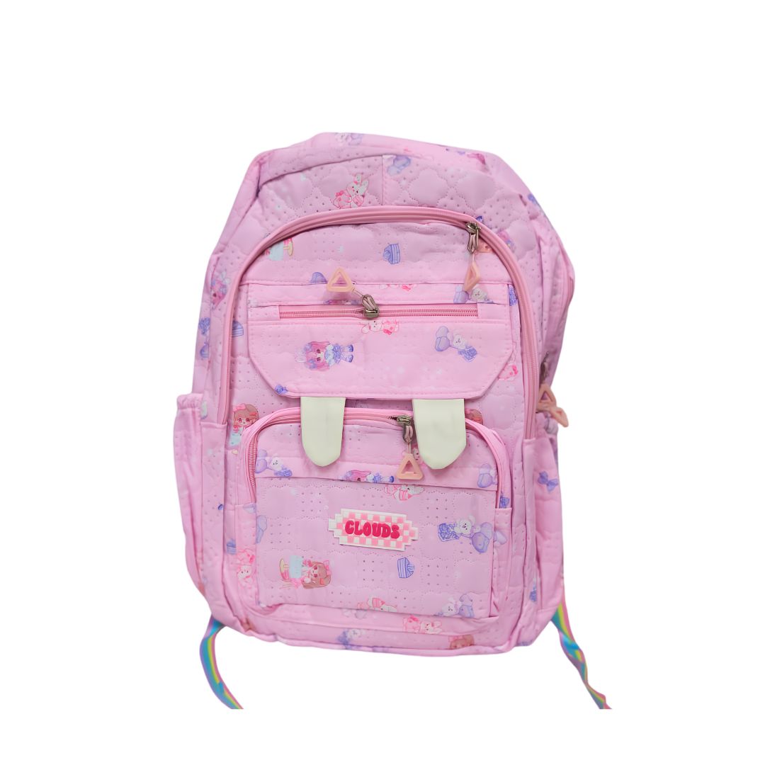 6043 Stylish Backpack for Kids Size=45*25*15Cm {Random Color}