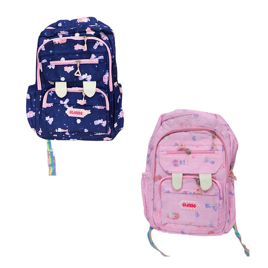 6043 Stylish Backpack for Kids Size=45*25*15Cm {Random Color}