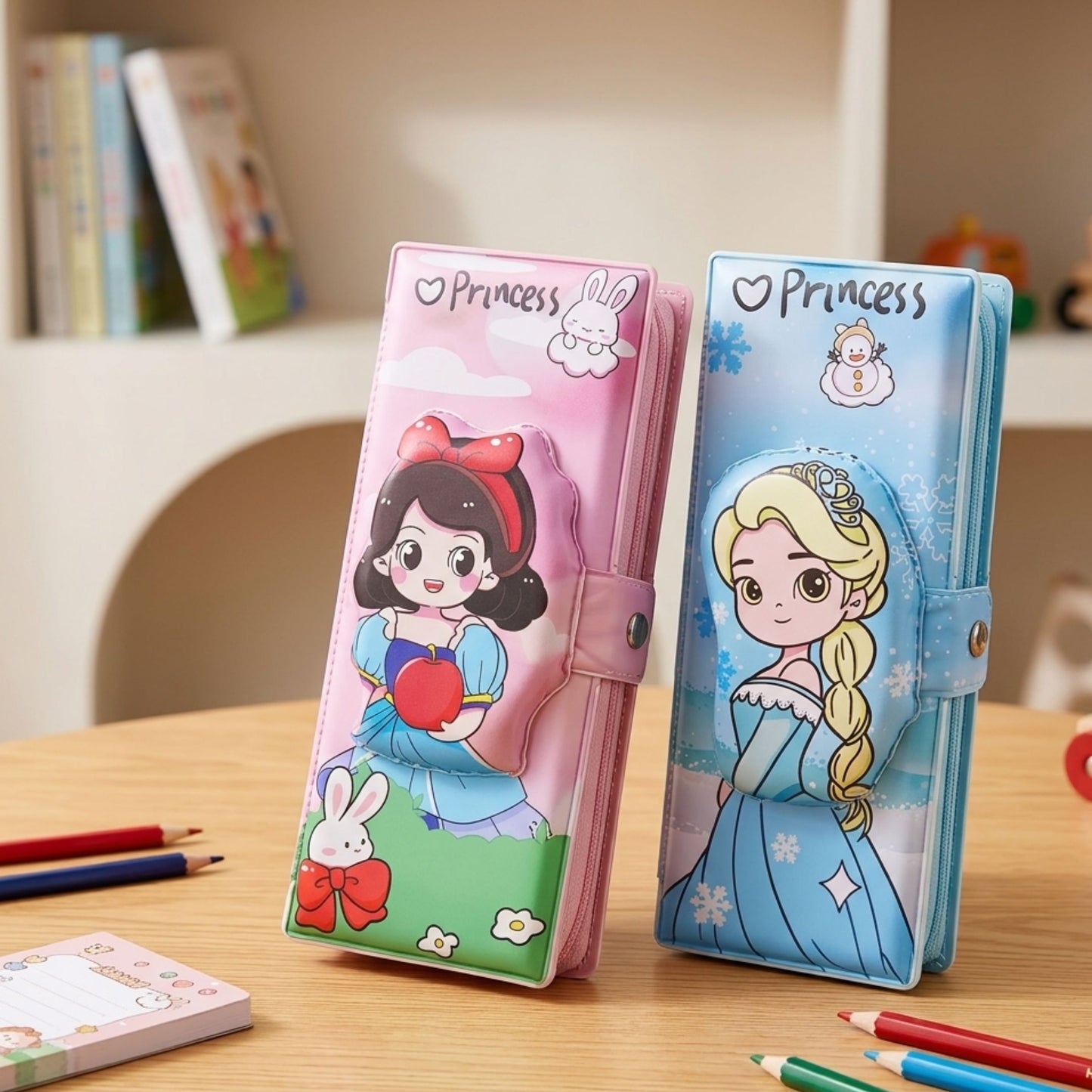 4417 3D spunch magnetic pencil box Random