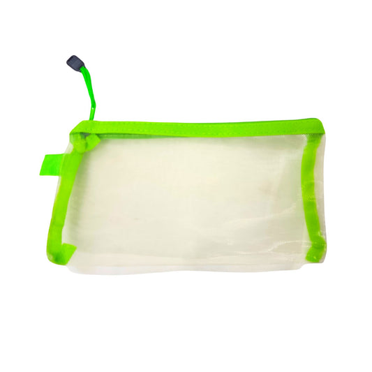 20631 {12 Pack} Mesh Zipper Pouch Document Waterproof Zip File Bags Plastic Zipper Pouch