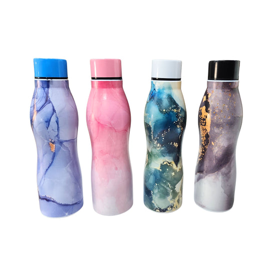 PX-12 Stainless Steel Stylish Water Bottle for Kids 1000 ml {Random Color}