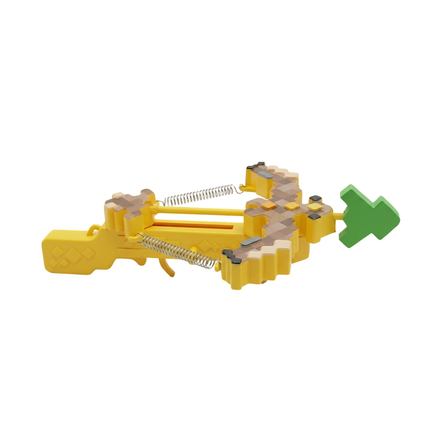 20706 Pixel Creeper Spring Crossbow Toy Launcher for Kids | Block Style Action Toy {Random Color}