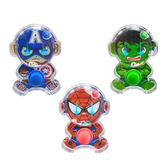333M Single Button Water Ring Toss Game – Action Figure {Random Design}