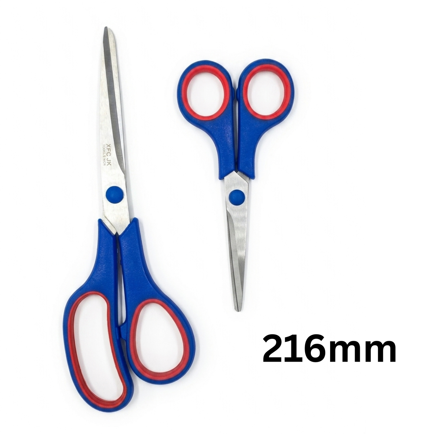 JC-IF500SC  216mm {Set of 2} Multi Purpose Scissors Random Color (1 large with small)