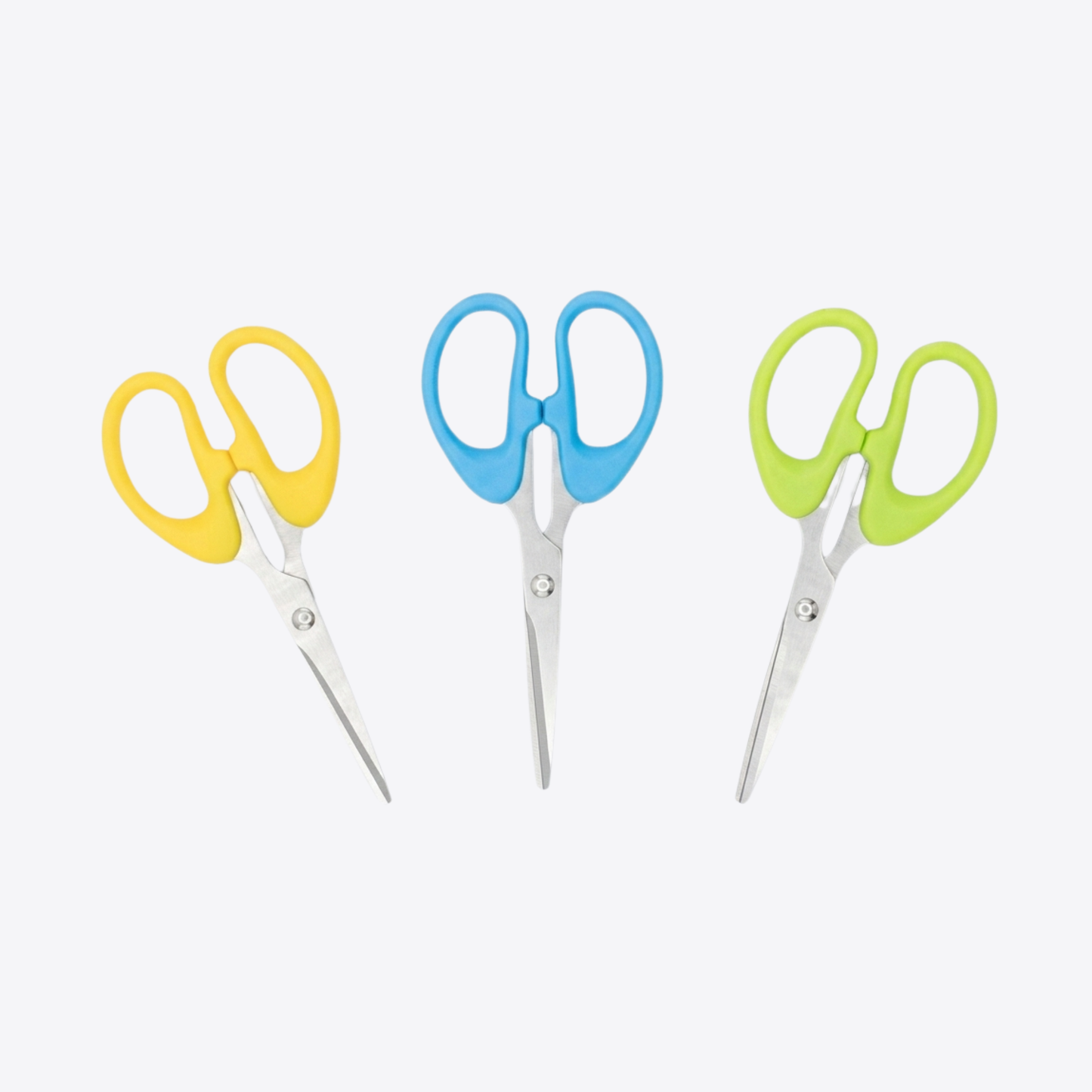 JC-004SC {Pack of 12} Stainless Steel Scissor 121 mm {Random Color}