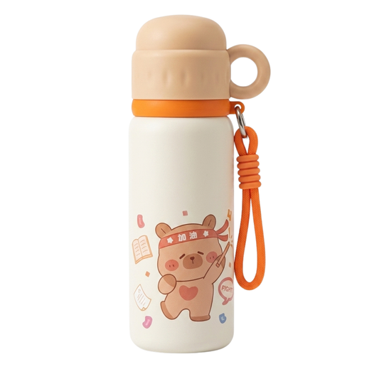 911123 Cute Character  Steel Hot & Cold Vacuum Bottle 550ml