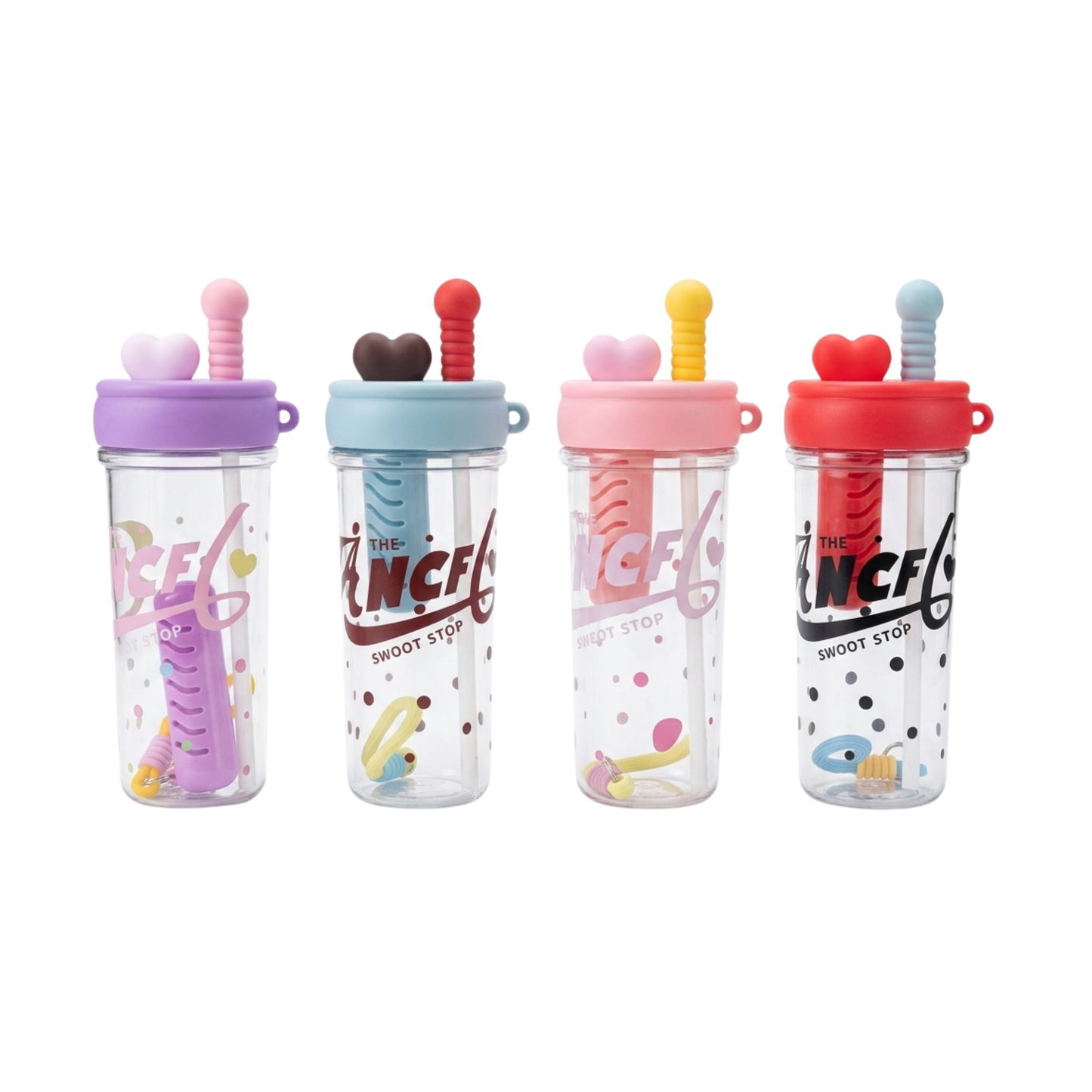 20734 Cute Kids Sipper Tumbler with Straw | BPA Free Leakproof Water Bottle | Portable Drinking Cup for School, Travel & Daily Use {Random Color}