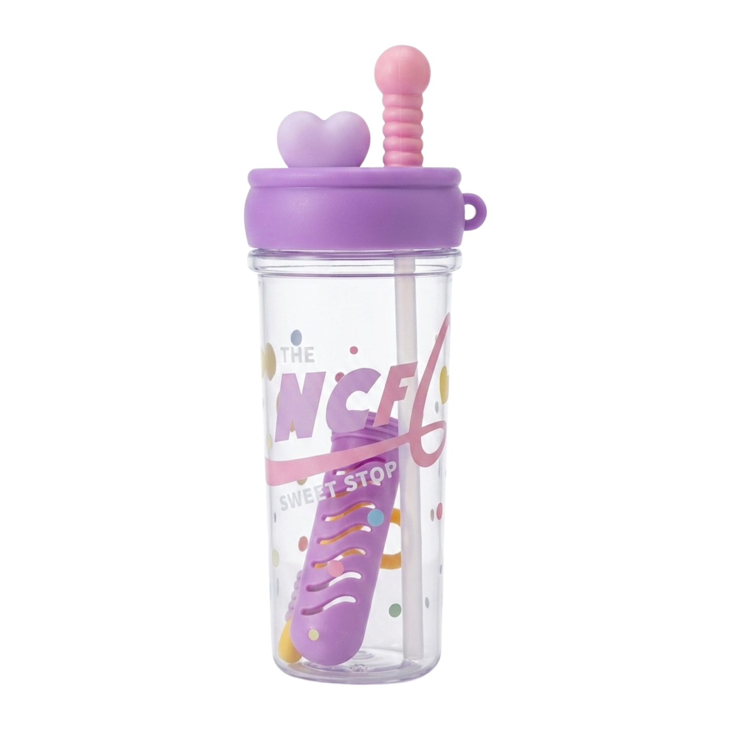 20734 Cute Kids Sipper Tumbler with Straw | BPA Free Leakproof Water Bottle | Portable Drinking Cup for School, Travel & Daily Use {Random Color}
